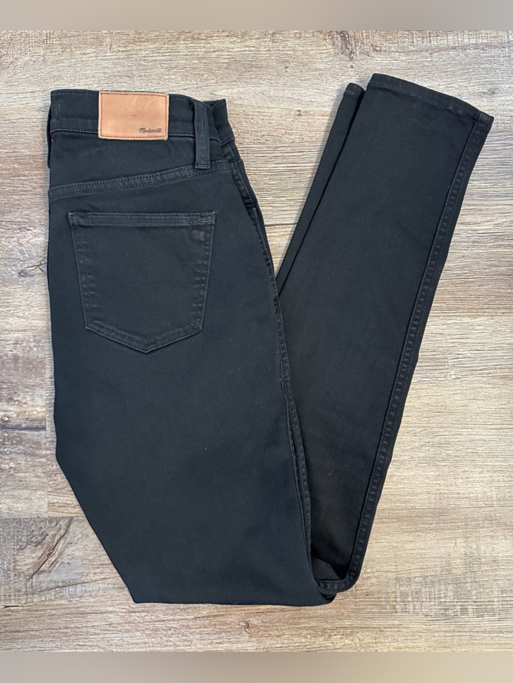 Madewell Jeans Size 27 Black 10” High Rise Skinny